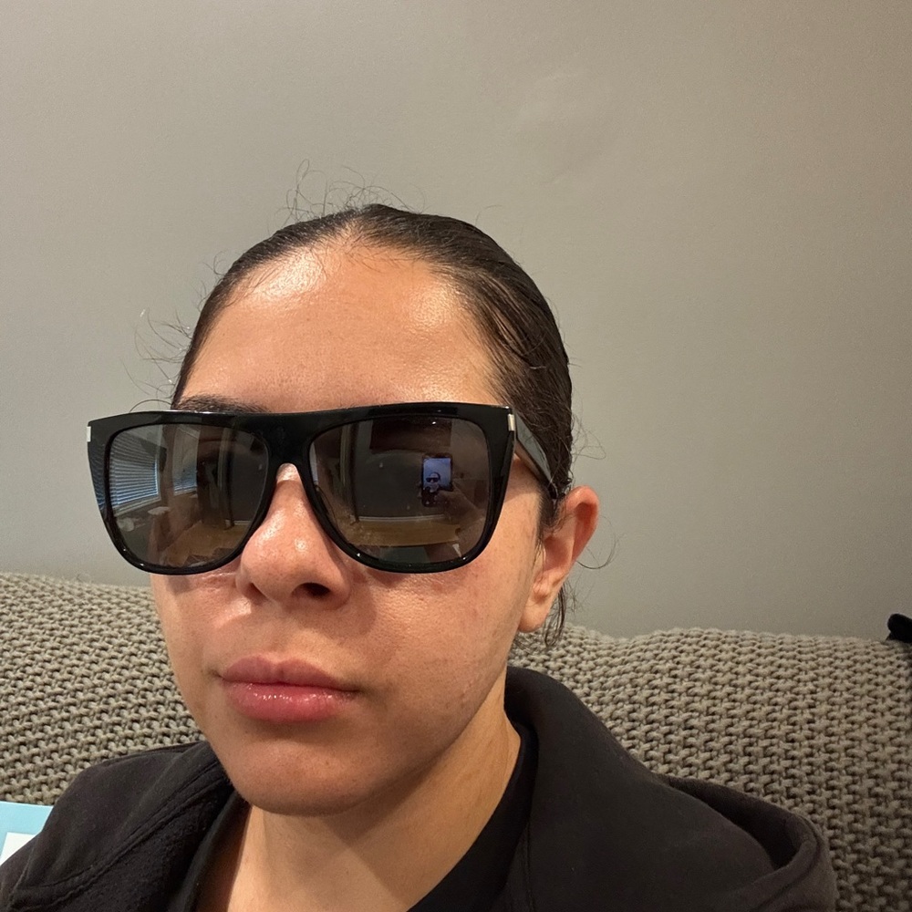 Saint Laurent Classic Black Sunglasses with Case - Picture 8 of 11